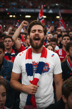 Norway World Cup 2026 T-Shirt - Bold Graffiti Flag Design by StayClothed.com